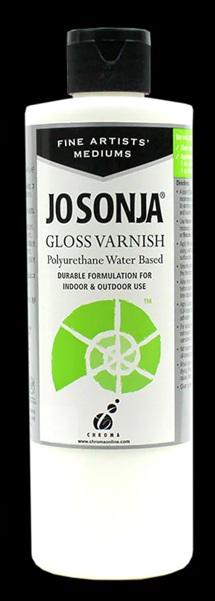 Chroma's Jo Sonja Medium - (8.4oz/250ml) Polyurethane Gloss Varnish 3701