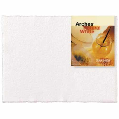 Arches Watercolor Paper 22" x 30" - (1 Sheet, 140lb) Hot Press, Natural White