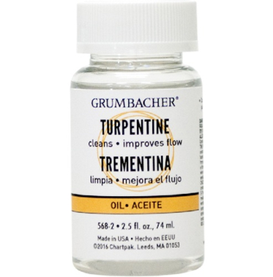 Grumbacher Turpentine - (2.5oz/74ml)  568-2