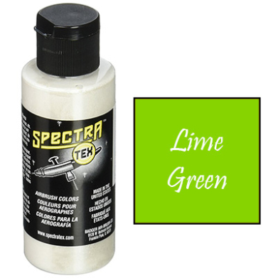Badger Spectra-Tex Lime Green Airbrush Paint (2 ounces)