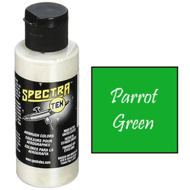 Badger Spectra-Tex Parrot Green Airbrush Paint (2 ounces)