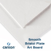 Close-up of a white envelope package for Canson Smooth Bristol Plate Art Board, showing the product name and Canson logo.