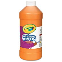 Crayola Washable Tempera Paint - (32oz/946ml) Orange