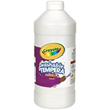 Crayola Washable Tempera Paint - (32oz/946ml) White
