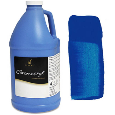 Chromacryl Acrylic Paint  2 Liter (67.7oz) Cobalt Blue