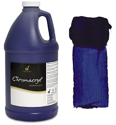 Chromacryl Acrylic Paint  2 Liter (67.7oz)- Warm Blue