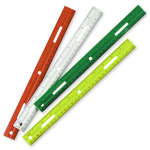 Charles Leonard Opaque Plastic Ruler 12in - (Each)