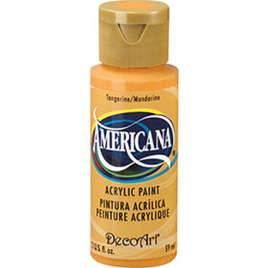 DecoArt Americana Acrylic Paint - (2oz/59ml) Tangerine
