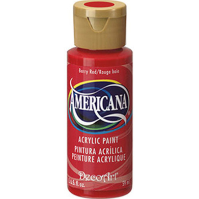 DecoArt Americana Acrylic Paint - (2oz/59ml) Berry Red
