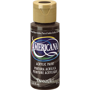 DecoArt Americana Acrylic Paint - (2oz/59ml) Traditional Burnt Umber