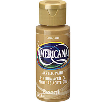 DecoArt Americana Acrylic Paint - (2oz/59ml) Cocoa