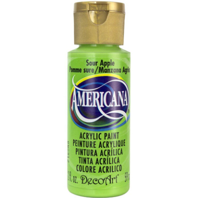 DecoArt Americana Acrylic Paint - (2oz/59ml) Sour Apple