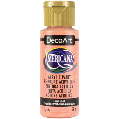 DecoArt Americana Acrylic Paint - (2oz/59ml) Coral Shell
