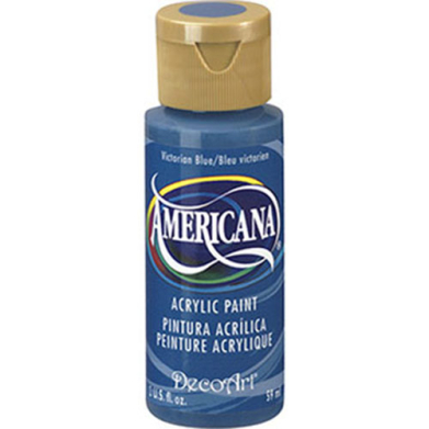 DecoArt Americana Acrylic Paint - (2oz/59ml) Victorian Blue
