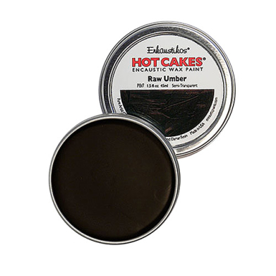 Enkaustikos Hot Cakes Encaustic Wax Paint - (1.5oz/45ml) Jet Black