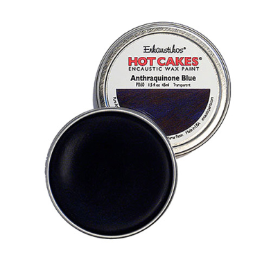 Enkaustikos Hot Cakes Encaustic Wax Paint - (1.5oz/45ml) Anthraquinone Blue