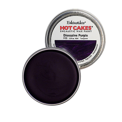 Enkaustikos Hot Cakes Encaustic Wax Paint - (1.5oz/45ml) Dioxazine Purple