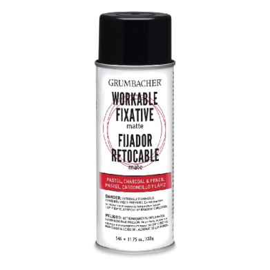 Grumbacher Workable Fixative Spray - (11.75oz) Matte 546