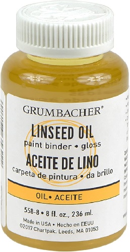 Grumbacher Linseed Oil - (8oz/237ml)