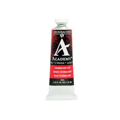 Grumbacher Academy Oil Paint - (1.25oz/37ml) Grumbacher Red
