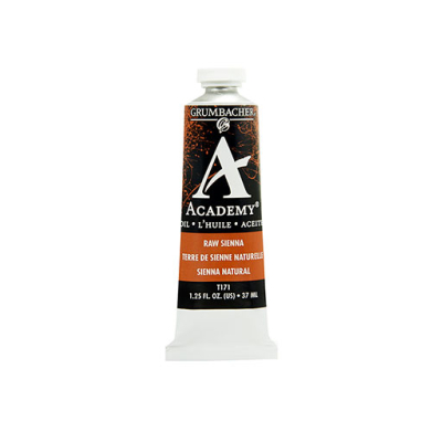 Grumbacher Academy Oil Paint - (1.25oz/37ml) Raw Sienna