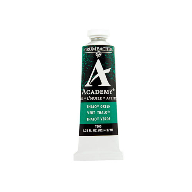 Grumbacher Academy Oil Paint - (1.25oz/37ml) Thalo Green (Blue Shade)