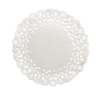 Hygloss Paper Lace Doilies 10" - (36 Pack) White Round