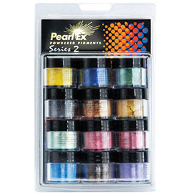 Jacquard Pearl-Ex Powdered Pigment 12 pack set / 3 grams each