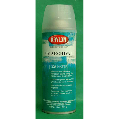 Krylon UV Archival Varnish - (11oz/312g) Matte
