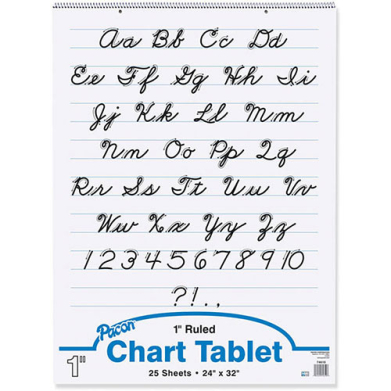 Pacon Easel Pad 24" x 32" - (25 Sheets) 1" Ruled