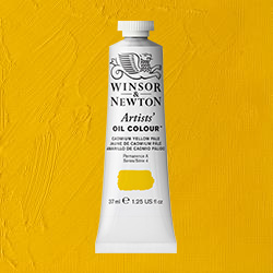 Winsor & Newton Artists' Oil Colour Paint - (1.25oz/37ml) Cadmium Yellow Pale