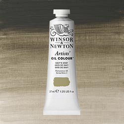 Winsor & Newton Artists' Oil Colour Paint - (1.25oz/37ml) Davy's Gray