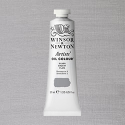 Winsor & Newton Artists' Oil Colour Paint - (1.25oz/37ml) Silver