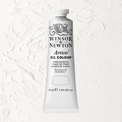 Winsor & Newton Artists' Oil Colour Paint - (1.25oz/37ml) Titanium White