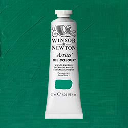 Winsor & Newton Artists' Oil Colour Paint - (1.25oz/37ml) Winsor Emerald