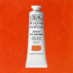 Winsor & Newton Artists' Oil Colour Paint - (1.25oz/37ml) Winsor Orange