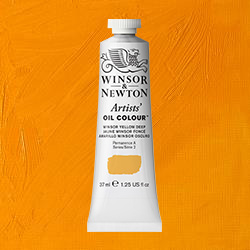 Winsor & Newton Artists' Oil Colour Paint - (1.25oz/37ml) Winsor Yellow Deep