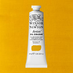 Winsor & Newton Artists' Oil Colour Paint - (1.25oz/37ml) Yellow Ochre Light