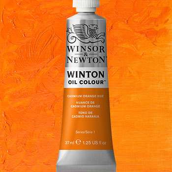 Winsor & Newton Winton Oil Colour Paint - (1.25oz/37ml) Cadmium Orange Hue