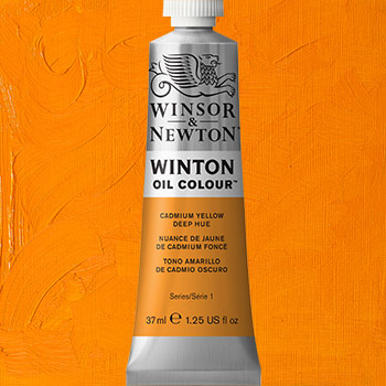 Winsor & Newton Winton Oil Colour Paint - (6.75oz/200ml) Cadmium Yellow Deep Hue