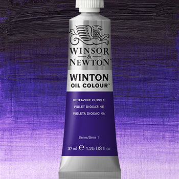 Winsor & Newton Winton Oil Colour Paint - (6.75oz/200ml) Dioxazine Purple
