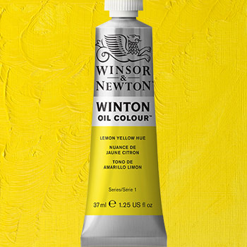 Winsor & Newton Winton Oil Colour Paint - (1.25oz/37ml) Lemon Yellow Hue