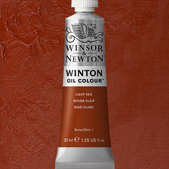 Winsor & Newton Winton Oil Colour Paint - (1.25oz/37ml) Light Red