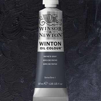 Winsor & Newton Winton Oil Colour Paint - (1.25oz/37ml) Payne's Gray