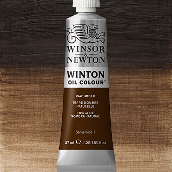 Winsor & Newton Winton Oil Colour Paint - (6.75oz/200ml) Raw Umber