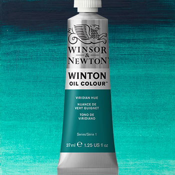Winsor & Newton Winton Oil Colour Paint - (1.25oz/37ml) Viridian Hue