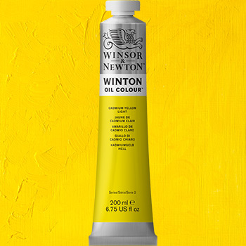 Winsor & Newton Winton Oil Colour Paint - (6.75oz/200ml) Cadmium Yellow Light