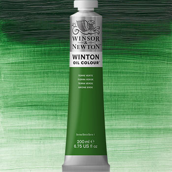 Winsor & Newton Winton Oil Colour Paint - (6.75oz/200ml) Terra Verte
