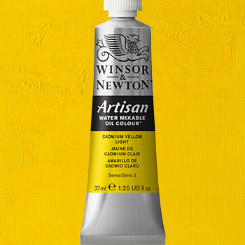 Winsor & Newton Artisan Water Mixable Oil Colour Paint - (1.25oz/37ml) Cadmium Yellow Light