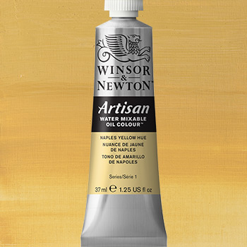Winsor & Newton Artisan Water Mixable Oil Colour Paint - (1.25oz/37ml) Naples Yellow Hue